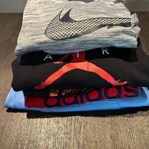 5 hoodies- Nike, Adidas , Jordan Graphic hoodies
